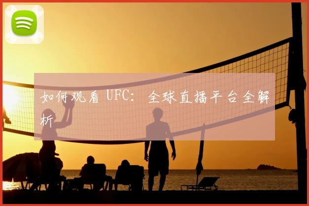 如何观看 UFC:全球直播平台全解析